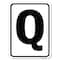 Signmission Sign with Letter Q Heavy-Gauge Aluminum Rust Proof Parking Sign A-1824-22932 - alternate 1